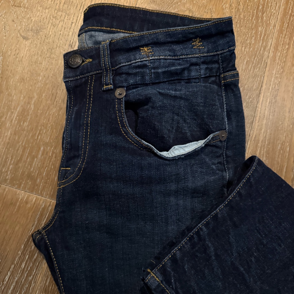 R13 Dark Blue Skinny Jeans